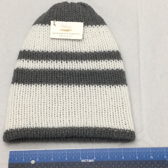 (2 Styles/1 Price) Handmade Reversible Beanie Collection # 402 - Picture 4 of 4